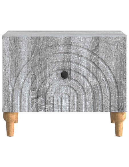 Tavolino da salotto con cassetto Grigio Sonoma 49 x 50 x 40 cm