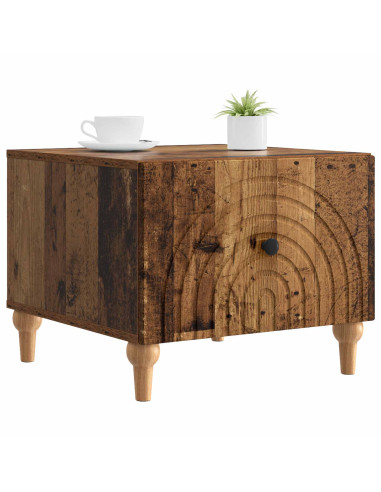 Tavolino da salotto con cassetto Legno antico 49 x 50 x 40 cm