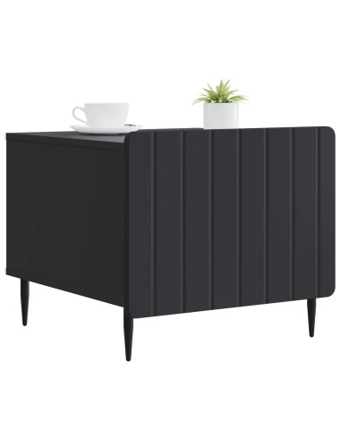 Tavolino da salotto Nero 49 x 50 x 42 cm Legno ingegnerizzato