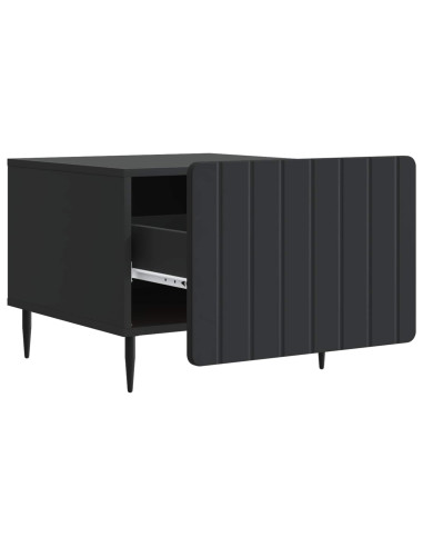 Tavolino da salotto Nero 49 x 50 x 42 cm Legno ingegnerizzato