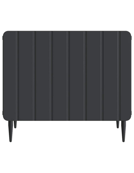 Tavolino da salotto Nero 49 x 50 x 42 cm Legno ingegnerizzato