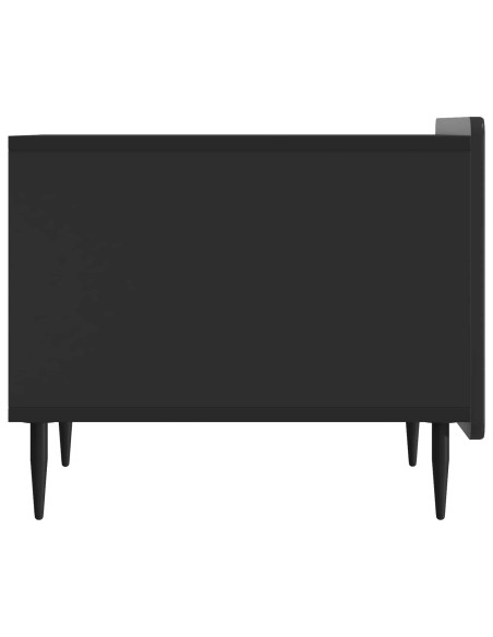 Tavolino da salotto Nero 49 x 50 x 42 cm Legno ingegnerizzato