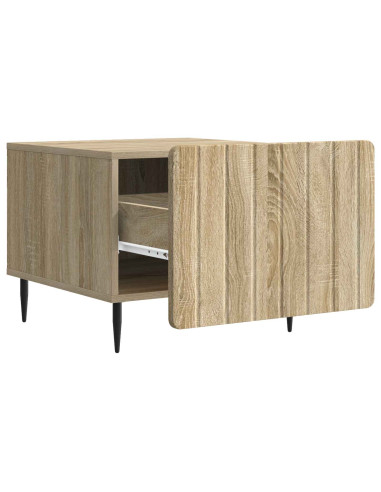 Tavolino da salotto con cassetto Rovere Sonoma 49 x 50 x 42 cm