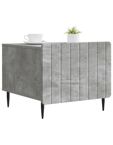 Tavolino da salotto con cassetto Grigio Cemento 49 x 50 x 42 cm
