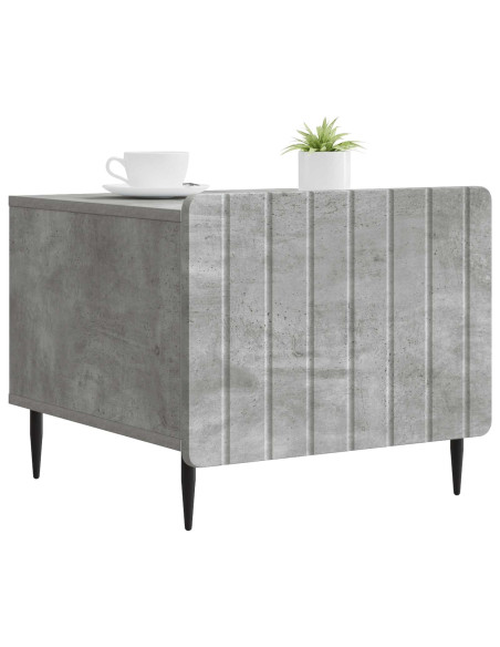 Tavolino da salotto con cassetto Grigio Cemento 49 x 50 x 42 cm