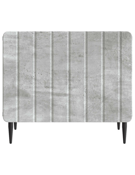 Tavolino da salotto con cassetto Grigio Cemento 49 x 50 x 42 cm