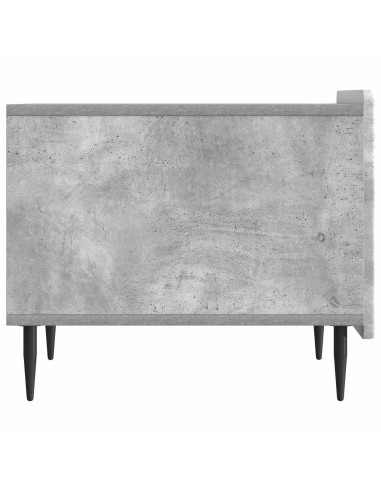 Tavolino da salotto con cassetto Grigio Cemento 49 x 50 x 42 cm
