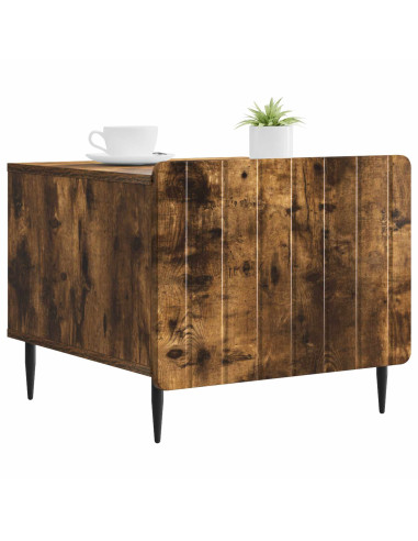 Tavolino da salotto con cassetto Rovere Fumo 49 x 50 x 42 cm