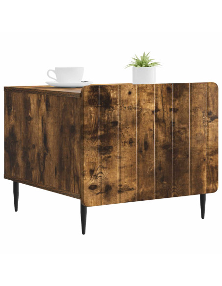 Tavolino da salotto con cassetto Rovere Fumo 49 x 50 x 42 cm