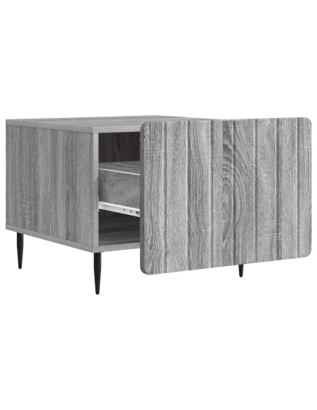 Tavolino da salotto con cassetto Grigio Sonoma 49 x 50 x 42 cm