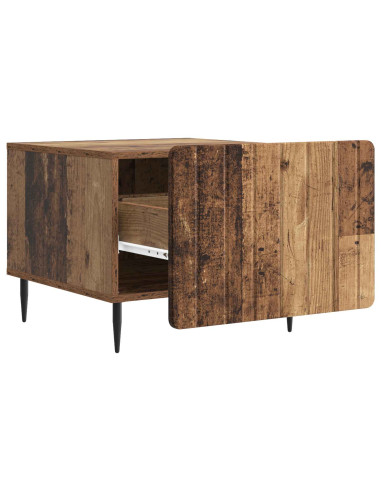 Tavolino da salotto con cassetto Legno antico 49 x 50 x 42 cm