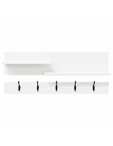 Appendiabiti a muro Bianco 90 x 15 x 36 cm Legno multistrato