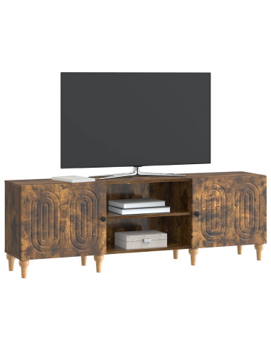 Mobile TV Rovere Fumo 150 x 31 x 50 cm Legno ingegnerizzato