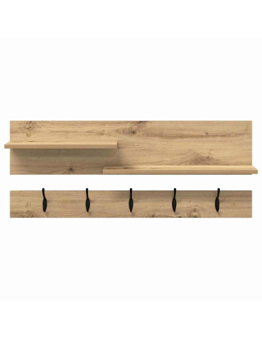 Appendiabiti a muro Rovere artigianale 90 x 15 x 36 cm