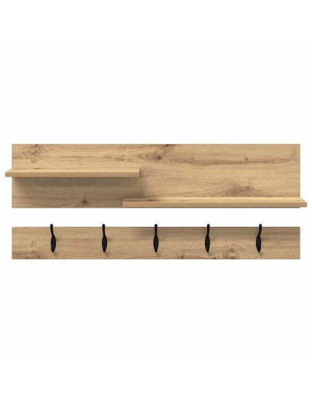 Appendiabiti a muro Rovere artigianale 90 x 15 x 36 cm
