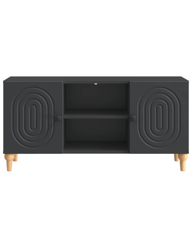 Mobile TV Nero 102 x 34,5 x 50 cm Legno ingegnerizzato