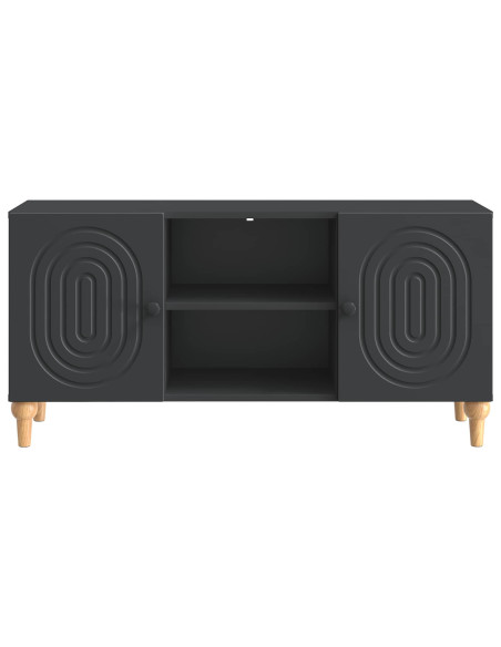 Mobile TV Nero 102 x 34,5 x 50 cm Legno ingegnerizzato