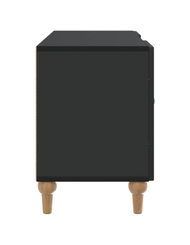 Mobile TV Nero 102 x 34,5 x 50 cm Legno ingegnerizzato