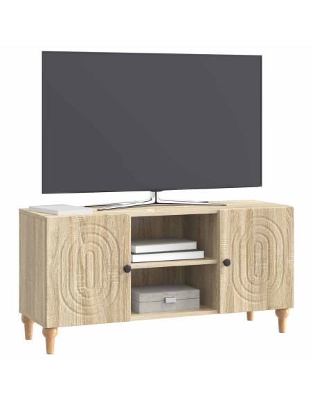 Mobile TV Rovere Sonoma 102 x 34,5 x 50 cm Legno ingegnerizzato