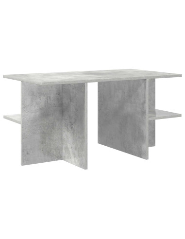 Tavolino da salotto Grigio Cemento 87 x 50 x 45 cm