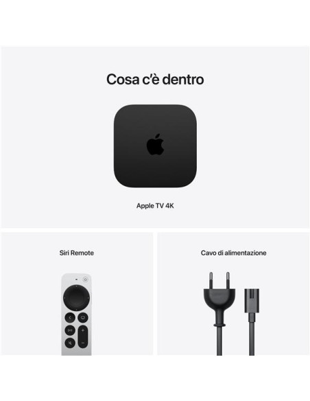APPLE TV 4K 3RD WI-FI+ETH-ITA 128GB