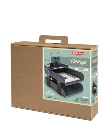 SET 5 PZ SCRIVANIA VINTAGE SUGAR-