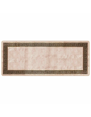 Runner Tappeto MARSA Nero 80 x 200 cm Poliestere e PVC