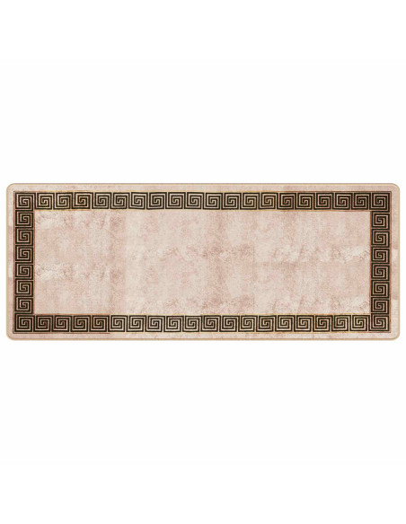 Runner Tappeto MARSA Nero 80 x 200 cm Poliestere e PVC