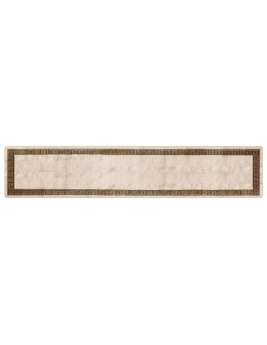Runner Tappeto MARSA Nero 80 x 400 cm Poliestere e PVC