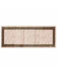 Runner Tappeto MARSA Nero 100 x 250 cm Poliestere e PVC 2