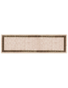 Runner Tappeto MARSA Nero 100 x 350 cm Poliestere e PVC 2