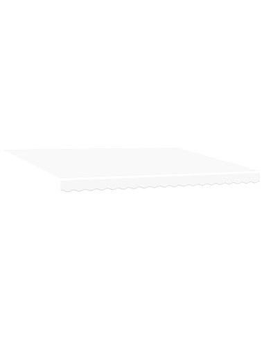 Tenda retrattile manuale con LED Bianco 4,5 × 3 m