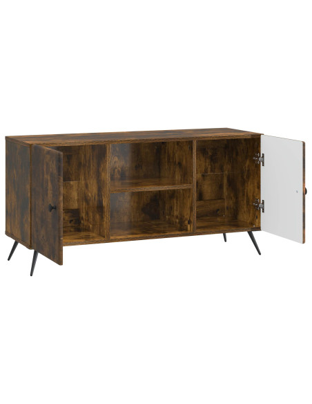 Mobile TV Rovere Fumo 102 x 34,5 x 50 cm Legno ingegnerizzato