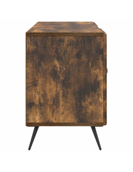 Mobile TV Rovere Fumo 102 x 34,5 x 50 cm Legno ingegnerizzato