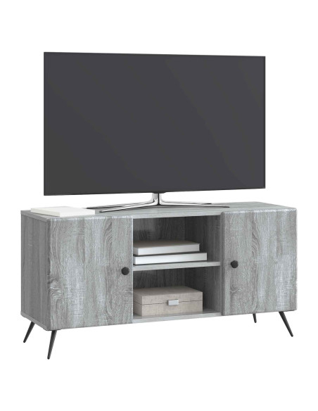 Mobile TV Grigio Sonoma 102 x 34,5 x 50 cm Legno ingegnerizzato