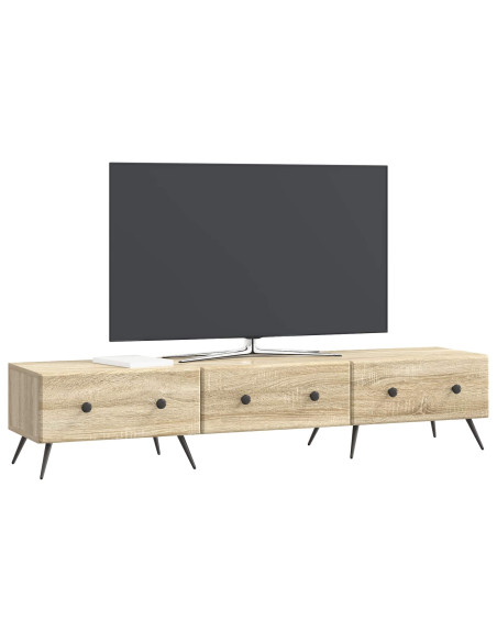 Mobile TV Rovere Sonoma 147 x 34,5 x 30 cm Legno ingegnerizzato