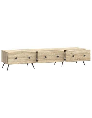 Mobile TV Rovere Sonoma 147 x 34,5 x 30 cm Legno ingegnerizzato