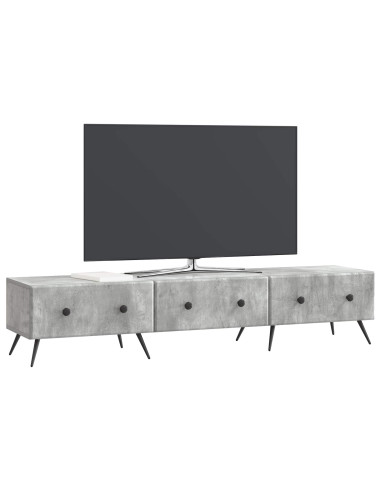 Mobile TV con cassetto Grigio Cemento 147 x 34,5 x 30 cm