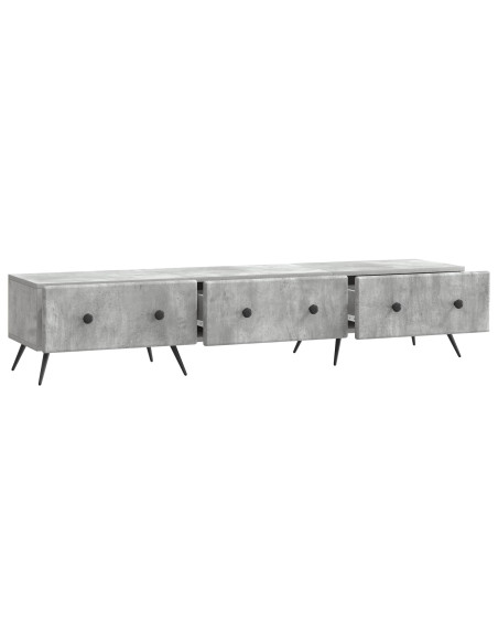 Mobile TV con cassetto Grigio Cemento 147 x 34,5 x 30 cm