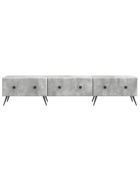 Mobile TV con cassetto Grigio Cemento 147 x 34,5 x 30 cm