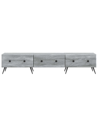 Mobile TV Grigio Sonoma 147 x 34,5 x 30 cm Legno ingegnerizzato