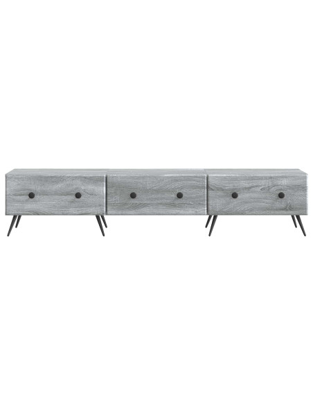 Mobile TV Grigio Sonoma 147 x 34,5 x 30 cm Legno ingegnerizzato