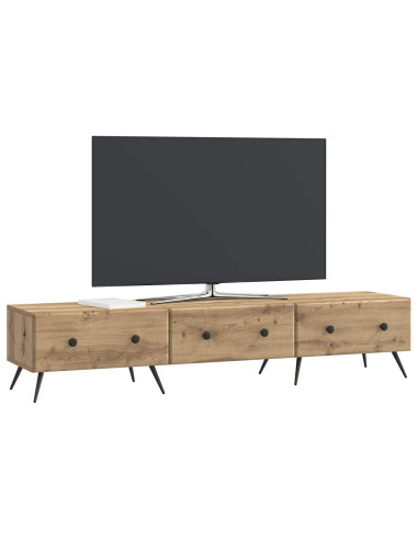 Mobile TV con cassetto Rovere Artigianale 147 x 34,5 x 30 cm