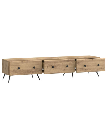 Mobile TV con cassetto Rovere Artigianale 147 x 34,5 x 30 cm