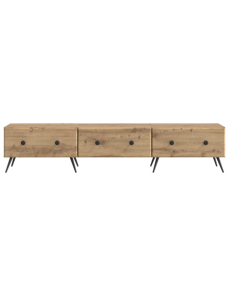 Mobile TV con cassetto Rovere Artigianale 147 x 34,5 x 30 cm
