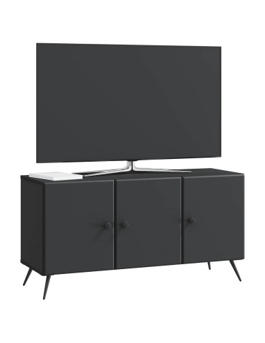 Mobile TV Nero 99 x 34,5 x 50 cm Legno ingegnerizzato