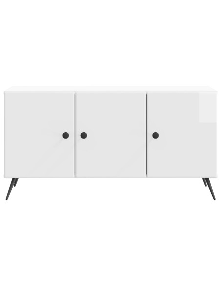 Mobile TV Bianco Lucido 99 x 34,5 x 50 cm Legno ingegnerizzato