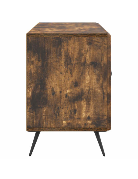 Mobile TV Rovere Fumo 99 x 34,5 x 50 cm Legno ingegnerizzato