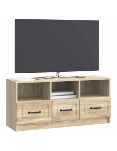 Mobile TV Rovere Sonoma 102 x 34,5 x 47 cm Legno ingegnerizzato 2
