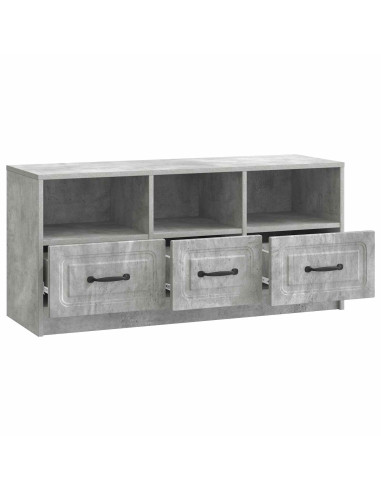 Mobile TV con cassetto Grigio Cemento 102 x 34,5 x 47 cm